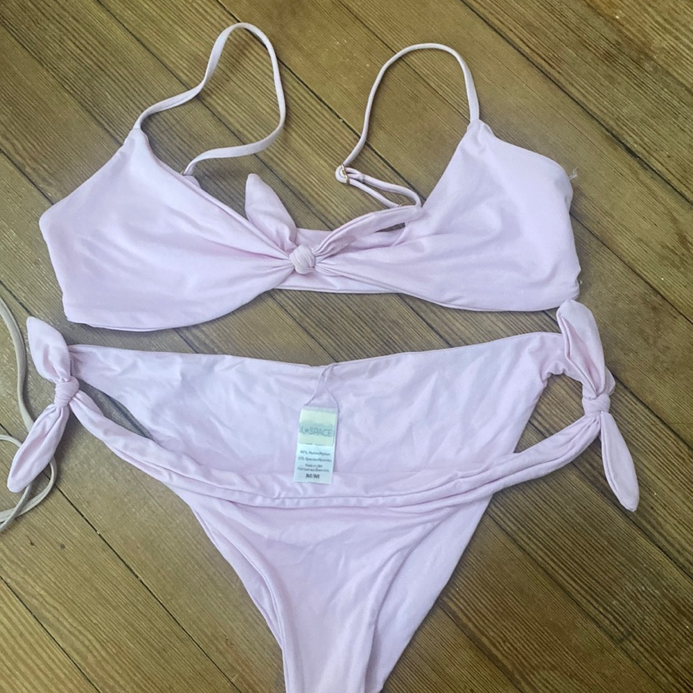 LSPACE tie bikini so cute